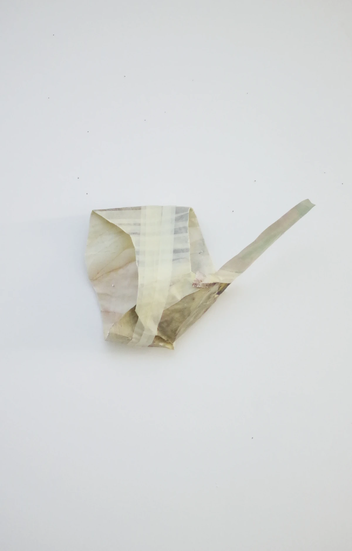 [32/19/43 cm] glued, stiffened, coloured textile waste - zoe bilgeri/ 2025/ zuerich